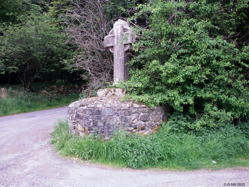 The Ballinascorney Famine Cross, a stone memorial in Ballinascorney Upper marking the Great Famine era